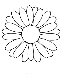 Learn about famous firsts in october with these free october printables. Daisy Coloring Page Ultra Coloring Pages