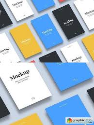Isometric Mobile App Mockup Mobile Mockup Mobile App Web Mockup