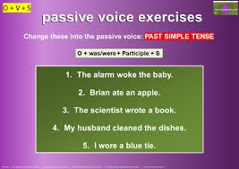 Passive voice of sentences containing prepositions. Passive Voice Mingle Ish