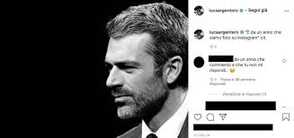Questa è la mia pagina ufficiale, benvenuti! Luca Argentero Instagram Il Messaggio Colpisce I Fan