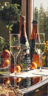 ღ garden of dreams ღ ღ garden of dreams ღ via pinterest champagne ペインティング シャンパン 水彩
