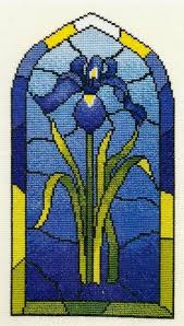 This counted cross stitch pattern of an easy to stitch stained glass nativity scene was created from beautiful artwork copyright of joni prittie. Derwentwater Designs Cross Stitch Kit Iris In Stained Glass Flowers 1 Stitching Crafts For All