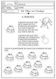Cantiga A Barata Diz Que Tem Ideia Criativa Atividades Pedagogicas Atividade Folclore Cantiga De Ro Atividades De Musica Para Criancas Cantigas De Roda Infantil Letras De Musicas Infantis