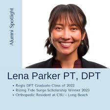 Alumni Spotlight -- Lena Parker PT, DPT, (DPT Class of 2022) The roots of  Parker's success trace back to the leadership thread woven into the Doctor  of Physical Therapy (DPT) curriculum at