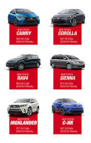 Whether you'd like to rent for a day, week or longer, you'll drive a reliable toyota at an incredible price. Toyota Rent A Car Craig Toyota
