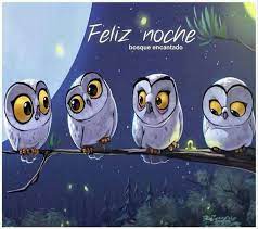 Buenas Noches Owl Illustration Owl Painting Owl Cartoon
