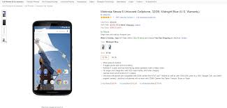 Users could get a great unlocked phone without the tethers of a contract. Unlocked Nexus 6 Is As Cheap As Nexus 5 Was On Launch New Nexus Incoming
