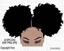 Afro Svg Black Lady Svg Natural Hair Svg Curly Hair Svg Etsy Hair Clipart Curly Hair Styles Naturally Curly Hair Styles