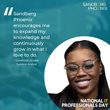 In honor of #ITProfessionalsDay, we are highlighting a few of our IT team  members 🖥️⌨️🎉 Systems Analyst Chantise Adams has been in the  #ITprofession for 6 years and a member of the #