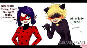 What do cats like to eat on a hot day? Miraculous Ladybug Comic Dub Cat Puns Youtube