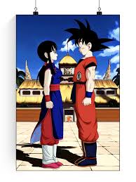 Times Comic Goku And Chi Chi Poster | Dragon Ball Goku And Chi Chi Poster |
