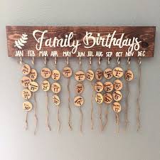 Family Birthdays Wood Sign Diy Do It Yourself Kit Handmade Home Decor Cheaphomedecor Family Birthdays Handmade Home Decor Funky Home Decor