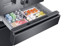 The best refrigerators have helpful features, ample storage, and an attractive design. Rf23m8090sgsamsung 23 Cu Ft Counter Depth 4 Door French Door Refrigerator With Polygon Handles In Black Stainless Steel Fingerprint Resistant Black Stainless Steel Happys Appliances