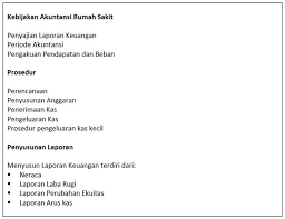 Permainan kasir kasir rumah sakit untuk anak perempuan fitur: Standar Operasional Prosedur Sop Rumah Sakit Keuangan