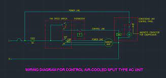 The following tips can help ensure that you choose the right ac. Wiring Diagram For Control Air Cooled Split Type Ac Unit Cad Block And Typical Drawing