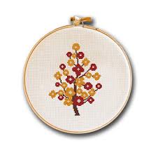 4,543,258 patterns created to date! Easy Cross Stitch Pattern Trees Of Seasons Collectible Etsy