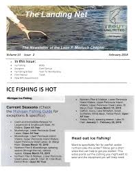 From the novice to seasoned ice angler guided ice fishing is a fantastic way to get out and wet a line during the winter chill. 2