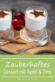 schnelles bratapfel tiramisu im glas rezept gebratene apfel lebensmittel essen gesunde desserts