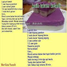 Satukan semua bahan hingga rata dan sebati kecuali keladi. Talam Keladi Traditional Cakes Snacks Dishes Malaysian Food