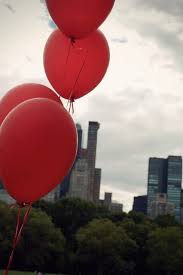 This Brought To Mind The Song 99 Red Balloons Which Always Makes Me Smile Red Balloon Red Shades Of Red