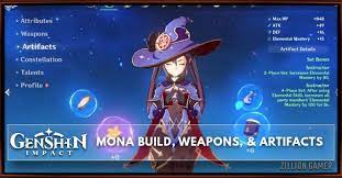 Mona Build Weapons Artifacts Genshin Impact Zilliongamer So that covers the genshin impact mona build guide; mona build weapons artifacts