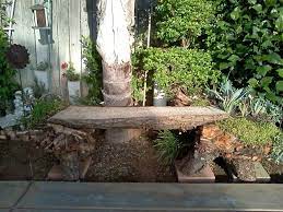 Tree Stump Bench And Planter Tree Stump Planters Secret Garden