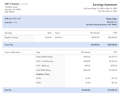Jul 18, 2020 · employee salaries methods are the way to earn satisfaction, therefore, the companies are interested in introducing free employee pay stub template in the companies these days, as they enhance the efficiency of pay the transfer system. Free Pay Stub Templates Sample Paystubs Online 123paystubs