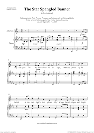 The star spangled banner (alto saxophone duet) the national anthem of the united states. Free Smith The Star Spangled Banner In Eb Usa Anthem Sheet Music For Alto Saxophone And Piano