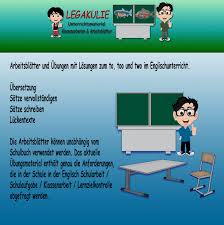An app for learning english for class 5 in germany. Englisch Arbeitsblatter Ubungen Grammatik To Too Two