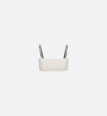 The white bralette combines a streamlined silhouette with a modern look. Christian Dior J Adior Knit Bra Ready To Wear Women S Fashion Dior White Bralette Dior Bralette