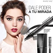 Logra la mirada perfecta con la ¡Nueva! Mascara para Pestañas Lash  Intensity® y el ¡Nuevo! Delineador Líquido en Plumón para Ojos Mary Kay®.
