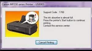Service will soon be required. Free Download Reset Printer Mp237 Mp230 Error Usb005 Support Code 1700 Mp3 With 02 18