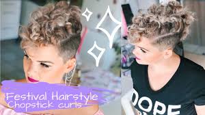 20 music festival hairstyle ideas to try this summer. Coachella Festival Hairstyle For Pixiecut Short Hair Curls Youtube