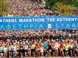 In all races marathon , 10k and 5k they run, more than 50.000 people of all ages. 34th Athens Marathon Marks 120 Year Celebration Greek City Times