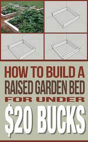 How To Build A Raised Garden Bed For Cheap Building A Raised Garden Raised Garden Raised Garden Beds