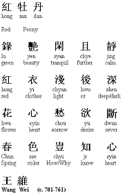 Red Peony Wang Wei Chinese Poetry Poetry Chinese Poem