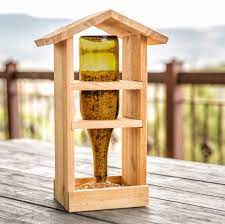 Homemade Wooden Bird Feeders Wooden Bird Feeders Wood Bird Feeder Bird House Kits
