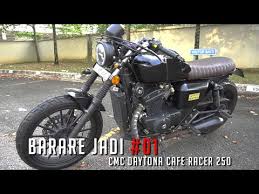 The daytona 250xl comes with disc front brakes and disc rear brakes. Barare Jadi 01 Cmc Daytona Cafe Racer 250 Youtube