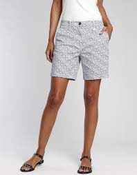 Shorts, bermudas oder kurze hosen für herren in übergröße sind der perfekte sommerbegleiter. Gang Damen Shorts Bermuda Salvi Mit Alloverdruck Elasthan Fashion House