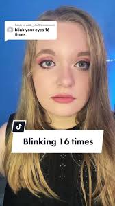 Blinking 16 Times TikTok Filter Challenge