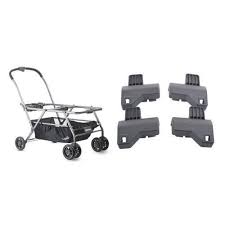 Joovy Twin Roo Car Seat Stroller And Twin Roo Car Seat Adapter Graco New Car Seat Stroller Car Seats Stroller