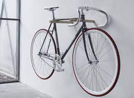 wooden bike hook 自転車置き場 自転車ラック 自転車 壁掛け