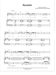 Created specifically for new musicians, beginner notes are sheet music arrangements featuring large notes with the letter corresponding to each note indicated in the head. Bts ë°©íìëë¨ Dynamite Piano Sheet Page 1 Piano Sheet Easy Piano Sheet Music Cello Music