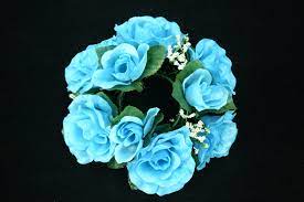 Get crafty with artificial flowers. Silk Flowers By Color Turquoise