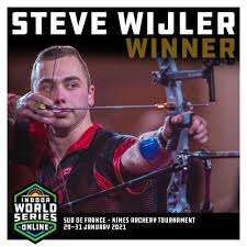Recurve archers shoot at a target 70 metres a. World Archery On Twitter Jean Philippe Boulch Lisell Jaatma Steve Wijler And Lisa Unruh Are The Champions Of The Nimesarchery Tournament Great Shooting Indoorworldseries Archery Https T Co Mtciso86hp