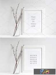 Download Minimalist Picture Frame Mockup 595143 Freepsdvn
