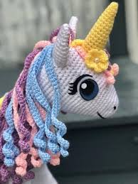 Amigurumi Unicorn Crochet Animal Stuffed Animal Handmade Etsy Tig Isleri Amigurumi Oyuncak Bebek Orgu