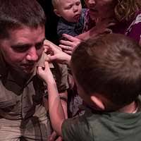 U.S. Air Force recruits with the 145th Student Flight,