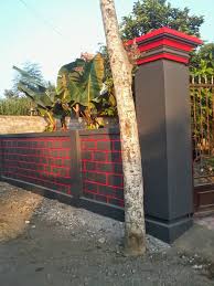 Desain rumah mediterania tentu saja berbeda dengan desain rumah minimalis. 48 Pagar Rumah Dari Batako