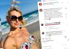 Z tej okazji do sieci trafiło odważne zdjęcie. Joanna Moro Morsuje W Ciazy Pokazala Zdjecie I Nagranie W Bikini